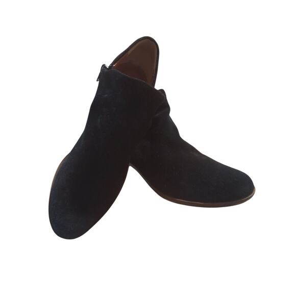 Lucky Brand Womens size 9M Black Suede Leather Brett Booties Grungecore Western - Picture 11 of 11